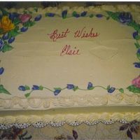 Birthday Cake Roses Decorated with Buttercream