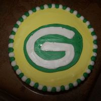 Green Bay Packer Cake Go Pack GO!