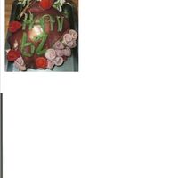 Adkins Diet Ham Turkey Cake my dad is on the adkins diet so he couldnt have a regular birthday cake so this on it made ove a ham with tomato, ham and turkey roses. and...