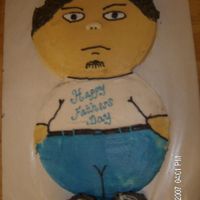 My Fathers Day Cake This is me, for my class project. I did my own fathers day cake :) all bc