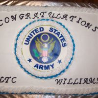Promotion Promotion cake for the military