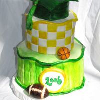 Grad Pic This cake was a nightmare! I had to bake three cakes, because they all kept falling apart! I never want to see this cake again!