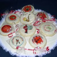 My Grandson's Concert Cookies Sugar cookies with mmf and edible image