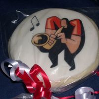 Band Concert Cookie Sugar cookie with mmf and edible image