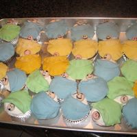 Babies In A Blanket I did this for a coworker's baby shower, I had my cupcake tree in a display so I took them in the sheet pan for transpo.