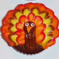 Turkey Cupcakes I made these for a church bake sale and they flew off the table!