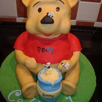 Pooh With Hunny Pot I thought i'd have a go at making winnie the pooh so here's my attempt.