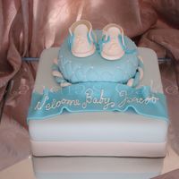 Baby Shoes fondant and gp decorations