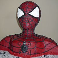Spiderman Cake I made this cake for my nephew. It was the first cake I have made in years. Thanks to CC I got inspired again. He was so happy and so was I...