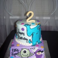 Monster's Inc. WASC, buttercream, fondant