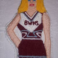 Bishop Walsh Cheerleader Cake 