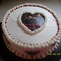 Twilight Cake Last minute cake. Couldn't get an edible image from the local bakery, so I printed a picture, covered the back in tape and cut the...