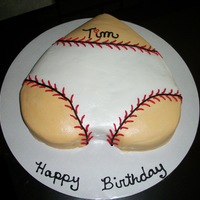 Underware 12" heart cake, customer wanted something funny for her husband who loves to play softball, so I made this to look like womens...