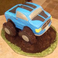 Ty's Monster Truck Cake Ty wanted a monster truck cake for his 5th birthday :)