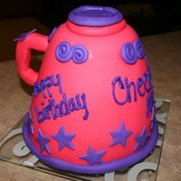 Megaphone Cake Cheer! megaphone cake, kinda fat but maybe i can make it skinnier next time!