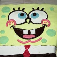 Spongebob Detail A closer view to SpongeBobs face.