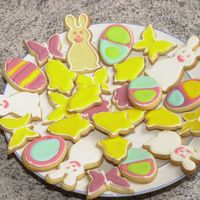 Easter Cookies My Easter cookies decorated with Antonias icing.
