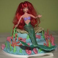 Ariel I made this cake for my nieces birthday. It&acute;s a "Sachertorte" with "Parisercreme" (ganache which ist whipped...