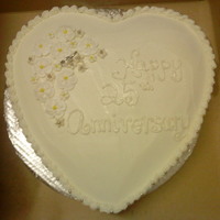 25Th Anniversary This was a replica of a cake the couple had had years earlier. The second cake was my joke to the couple (since they were friends)All...
