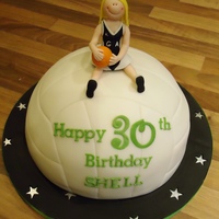 Netball Player All fondant