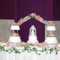 Nelson & Daisy's Wedding This is the cake that my sister made for our wedding cake.