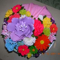 Top View Of Megan's Birthday Cake 