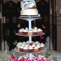 Butterfly Wedding Cake/cupcake 