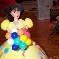 First Cake! First Decorated cake, first fondant cake, first Wondermold. Sorry that the whole cake isn't in the pic.