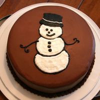 Snowman Cake My mom asked me to make her a Christmas cake. She said she wanted the cake to be devil's food and a snowman on the top. This is what I...
