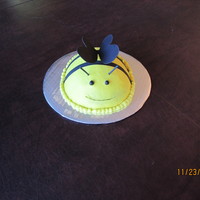 Bumble Bee Smash Cake Wings cut with cricut