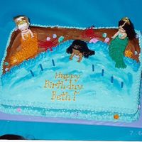 Little Mermaids Cake 