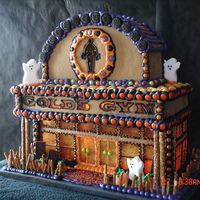 Gold's Gym Gingerbread Halloween House Weight training is a big part of my fiance's and my life. We are very dedicated andworkout together 6 days a week. Our Gold's Gym...