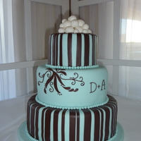 Ashley's Cake 6" & 9" red velvet, 12" marble. Chocolate decor is chocolate modeling clay made with Wilton dark. I also kneaded in a...