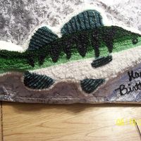 David's Catch All buttercream made for my assistant at the office. He has been complaining that he has not gotten a fish this year so I gave him one on...