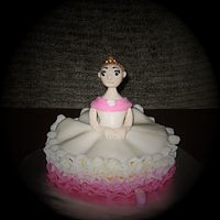 Ballerina Cake vanilla cake
