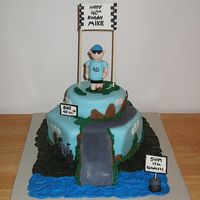 Triathlon chocolate cake