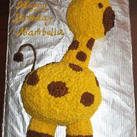 Giraffe Cake banana cake, buttercream icing