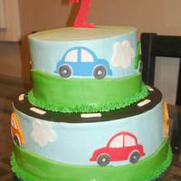 Cars These matched the birthday boys invitations.