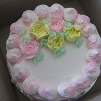 Buttercream Roses This is my first attempt at buttercream roses..i think i need alot of practice with them...LOL