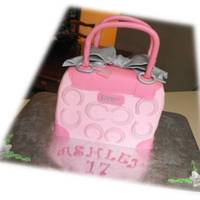 Pink Coach My First try at a purse cake, inspired by all the wonderful coach cakes on CC...TFL