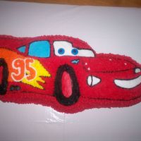 Cars This is a chocolate cake with buttercream frosting. It turned out a lot better than I thought it would. When I took it out of the pan and...