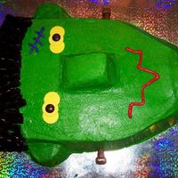 Frankie I made this cake for our family dinner on halloween. We have witches brew (veggie soup) and orange punch. I know my nieces and nephew will...