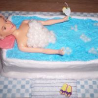 Birthday Cake For My Mom I made this cake for my mom's birthday. I saw the picture on cake central and I knew that my mom would love it. It is a white cake...