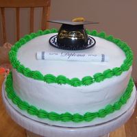 Kindergarten Graduation. This is one of the cakes that I made for my nephew's kindergarten graduation.