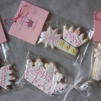 Cookie For 1 Year Old's Birthday Party NFSC with royal icing. I got the idea for the tags from some photo that I believe I saw on here long ago. To whomever gave me the idea -...