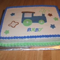 My_Cakes_011.jpg this cake was made to match the baby shower napkins and plates. butter cakew/ bc frosting and fondant accents
