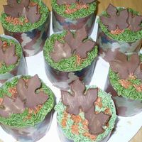 Mini Cakes this was for a baby shower - the camo is rice paper