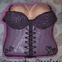 Lingerie Cake This is a chocolate cake decorated with vanilla rum buttercream made for a lingerie party. I originally planned to use MMF, but it just...