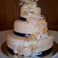 Seashell Cake Thanks to all the seashell cakes on CC for inspiration.