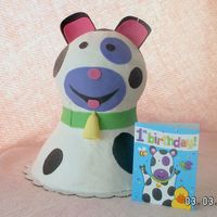 Cow Cake Many Many thanks to boween and her guidance and support during the process of making this cake!! I was copying her!! Head is sports ball....